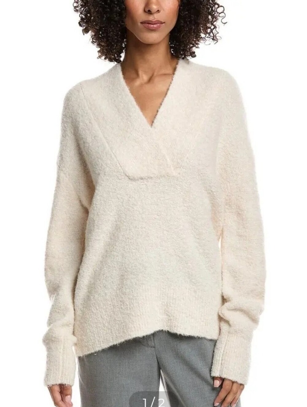 Vince Shawl Sweater Wool Alpaca Blend